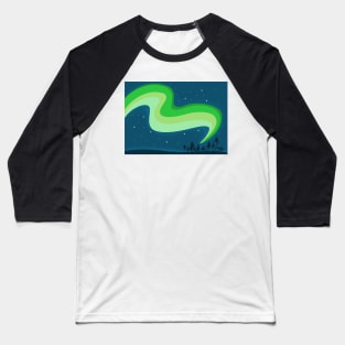 Sky lover - Northern lights Baseball T-Shirt